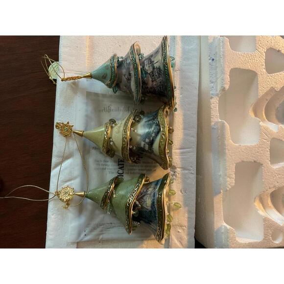 Thomas Kinkade Bone China vintage ornaments - Picture 2 of 9